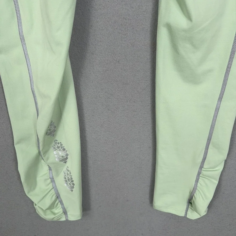 FP Movement Leggings Women Small Mint Green High Rise Pocket Athleisure Gym
